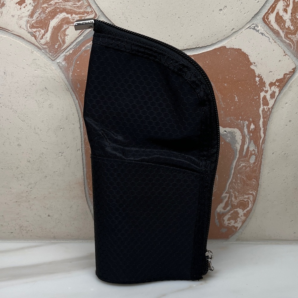 Black Waterproof Makeup Brush Case Travel Makeup Brush Holder